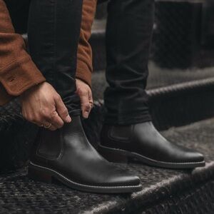 Thursday Boots - Duke Black Leather Chelsea Boots